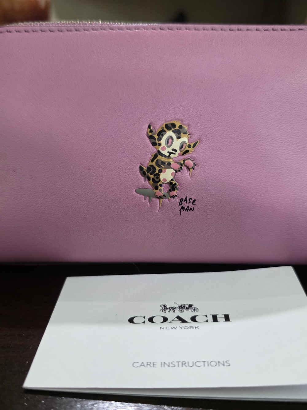 Coach EXTREMELY RARE Baseman X Limited Edition Wild Beast, Marshmallow Pink - Picture 2 of 13